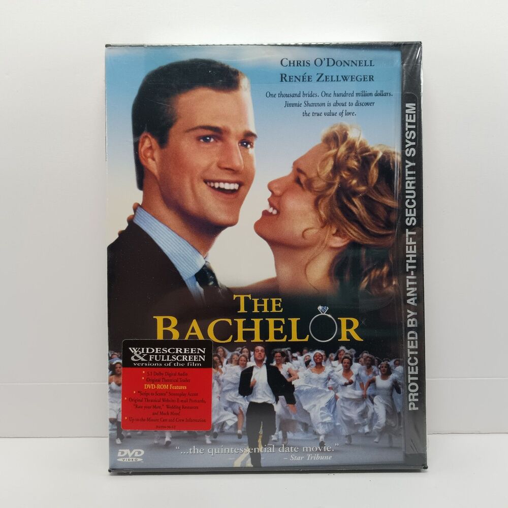 The Bachelor DVD Chris ODonnell Renee Zellweger Widescreen Fullscreen New Sealed